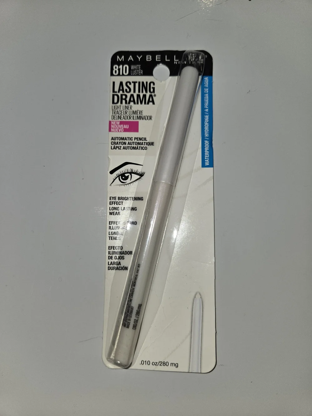 Maybelline Lasting Drama Light Liner Pencil 810 White Luster